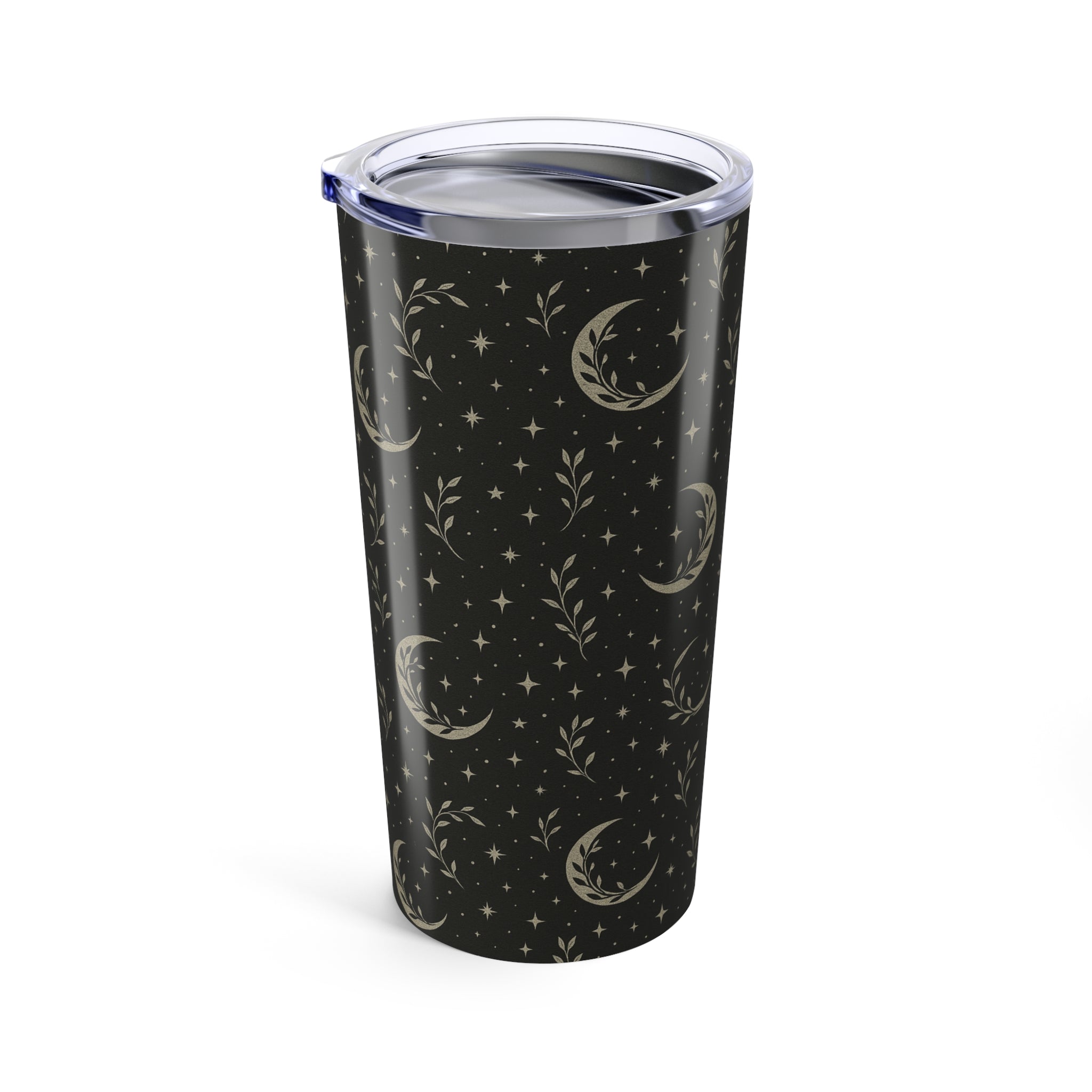 Moon & Vines 20oz Tumbler — Celestial Floral Stainless Travel Mug