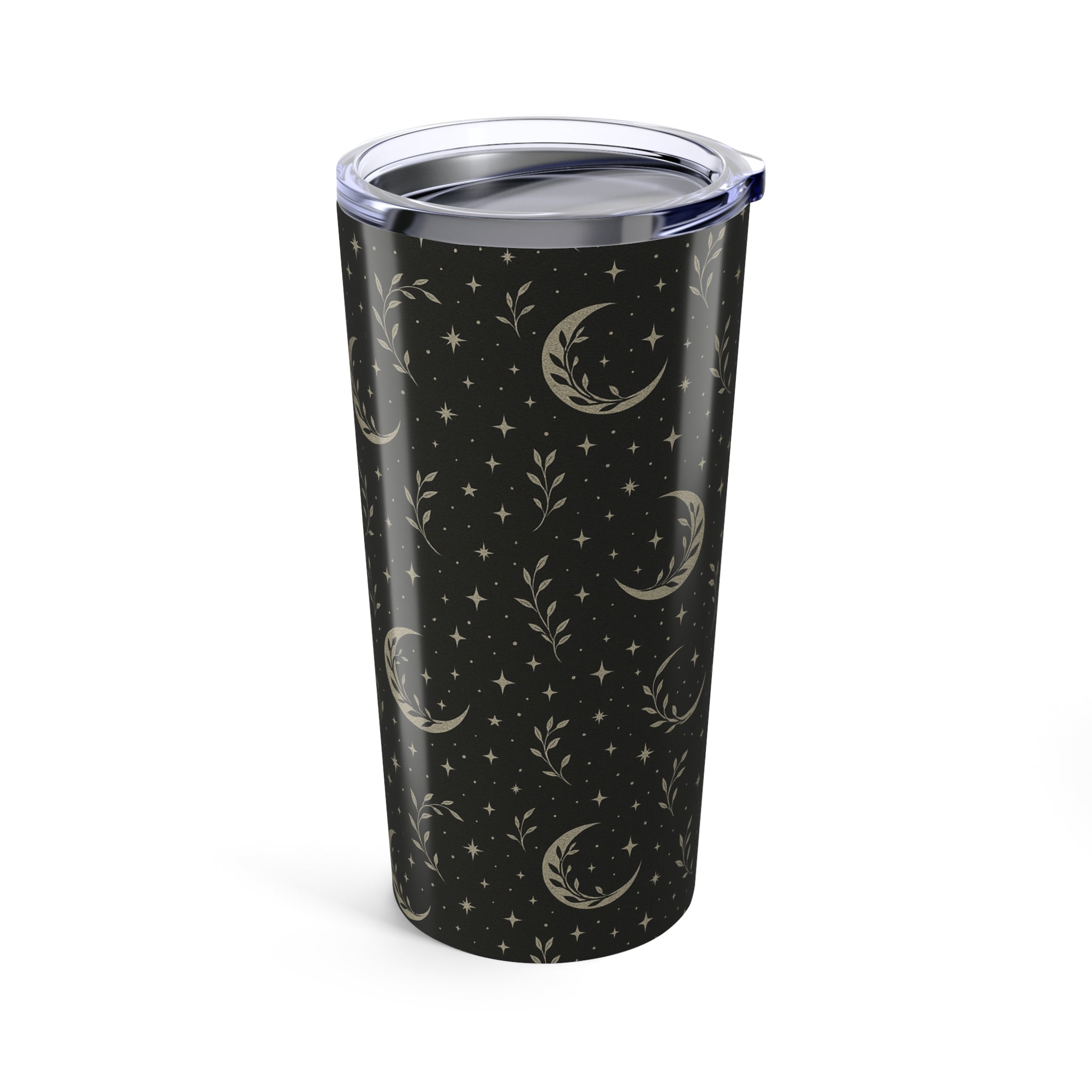Moon & Vines 20oz Tumbler — Celestial Floral Stainless Travel Mug