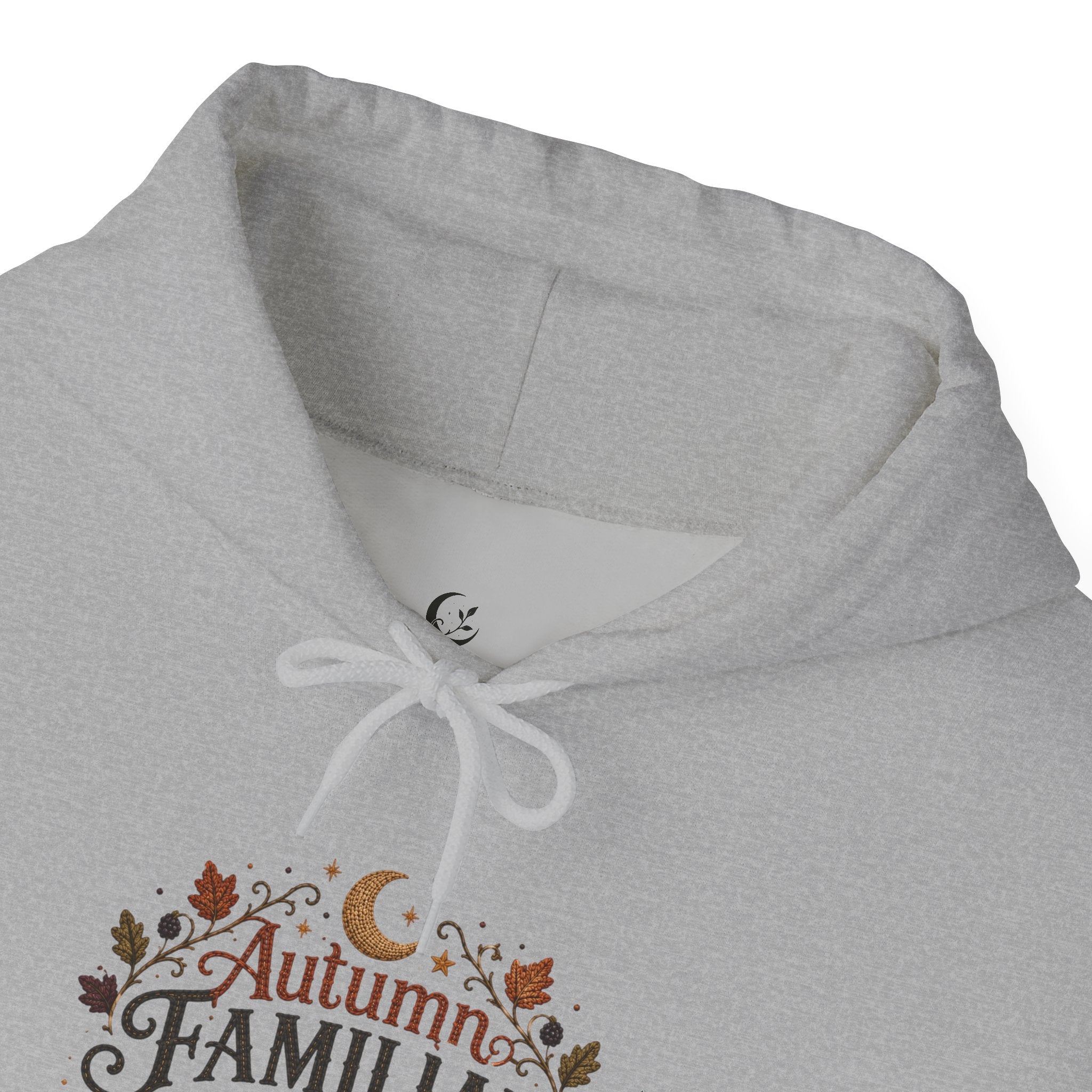 Familiar Club Hoodie — Autumn Cats & Pumpkins Cozy Fall Sweatshirt