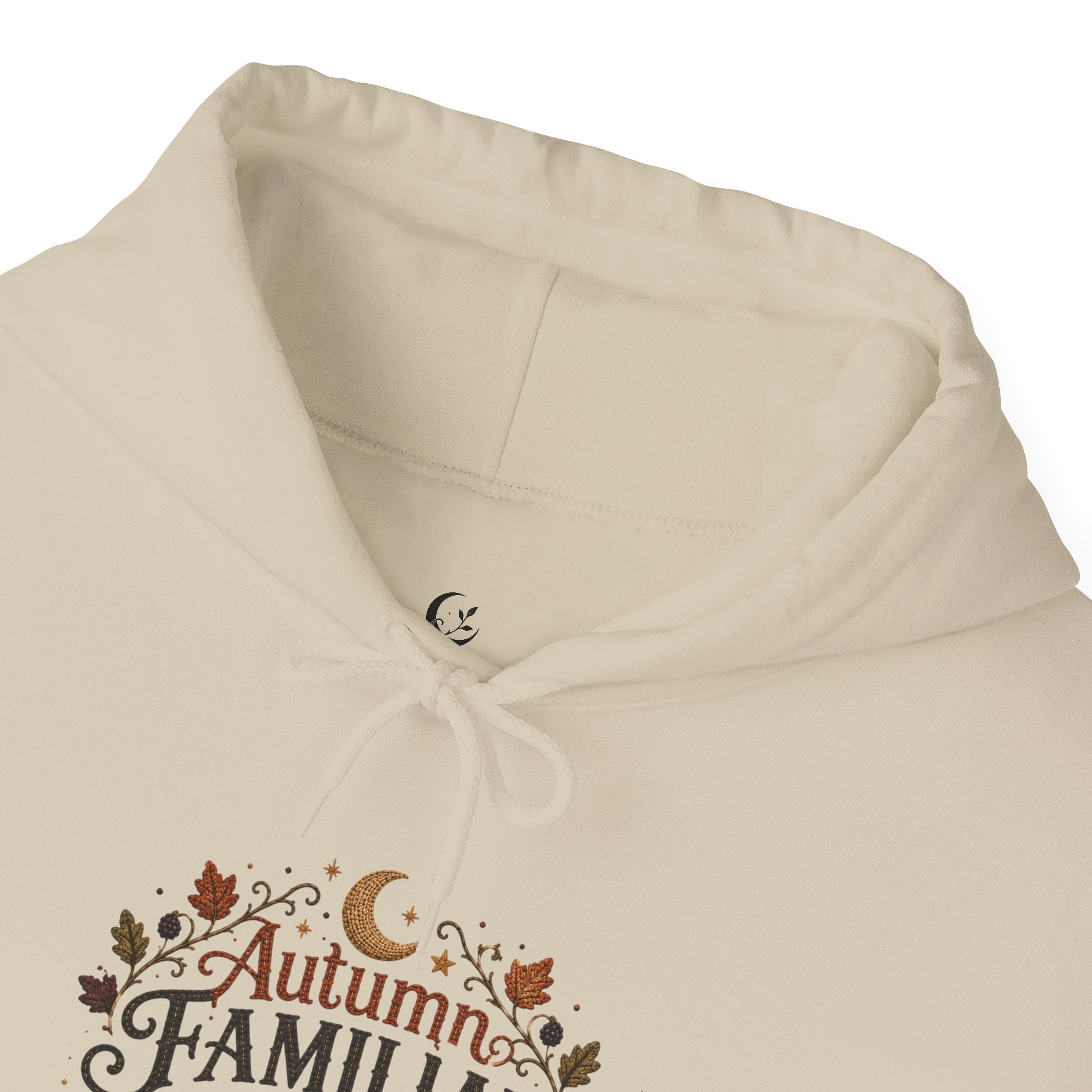 Familiar Club Hoodie — Autumn Cats & Pumpkins Cozy Fall Sweatshirt