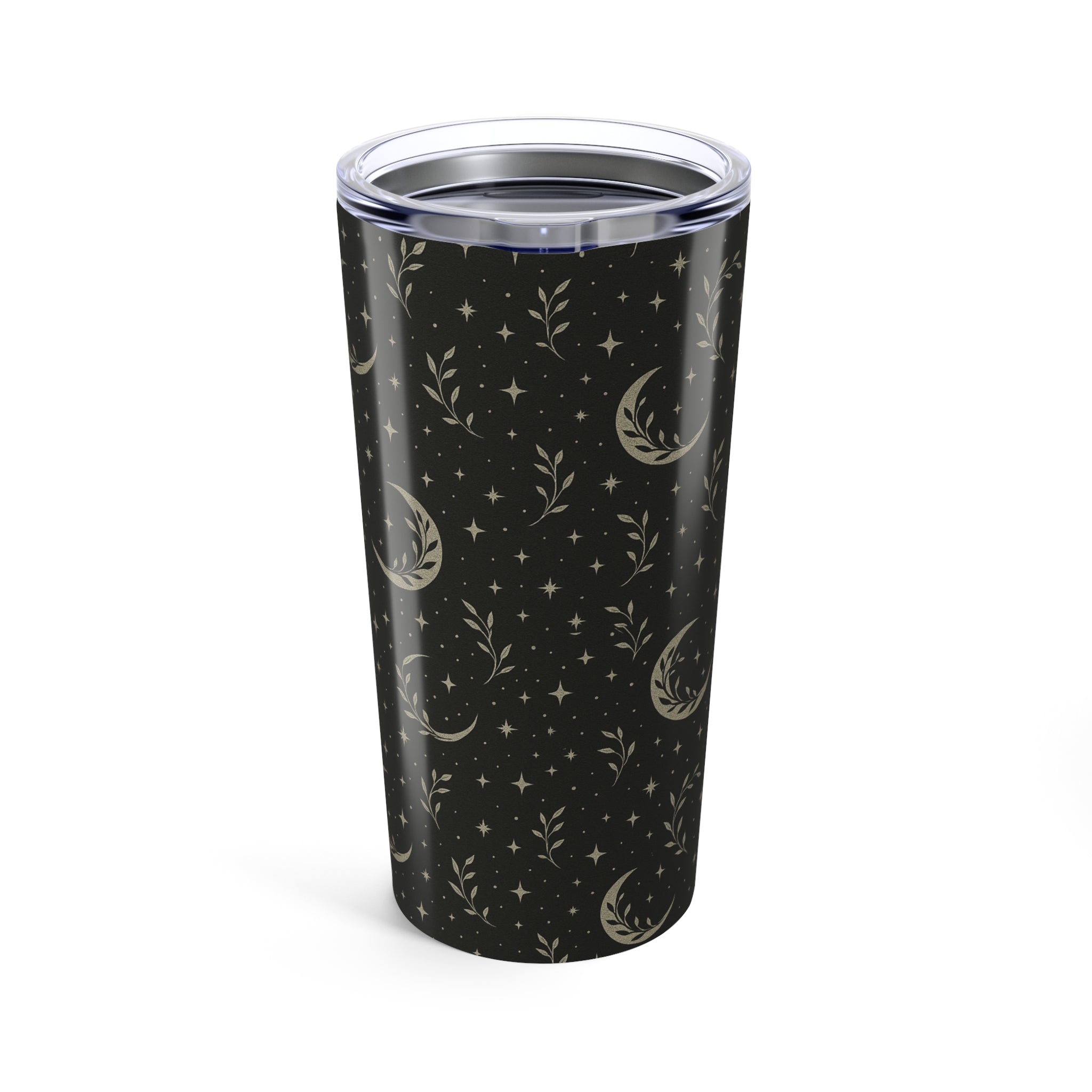 Moon & Vines 20oz Tumbler — Celestial Floral Stainless Travel Mug