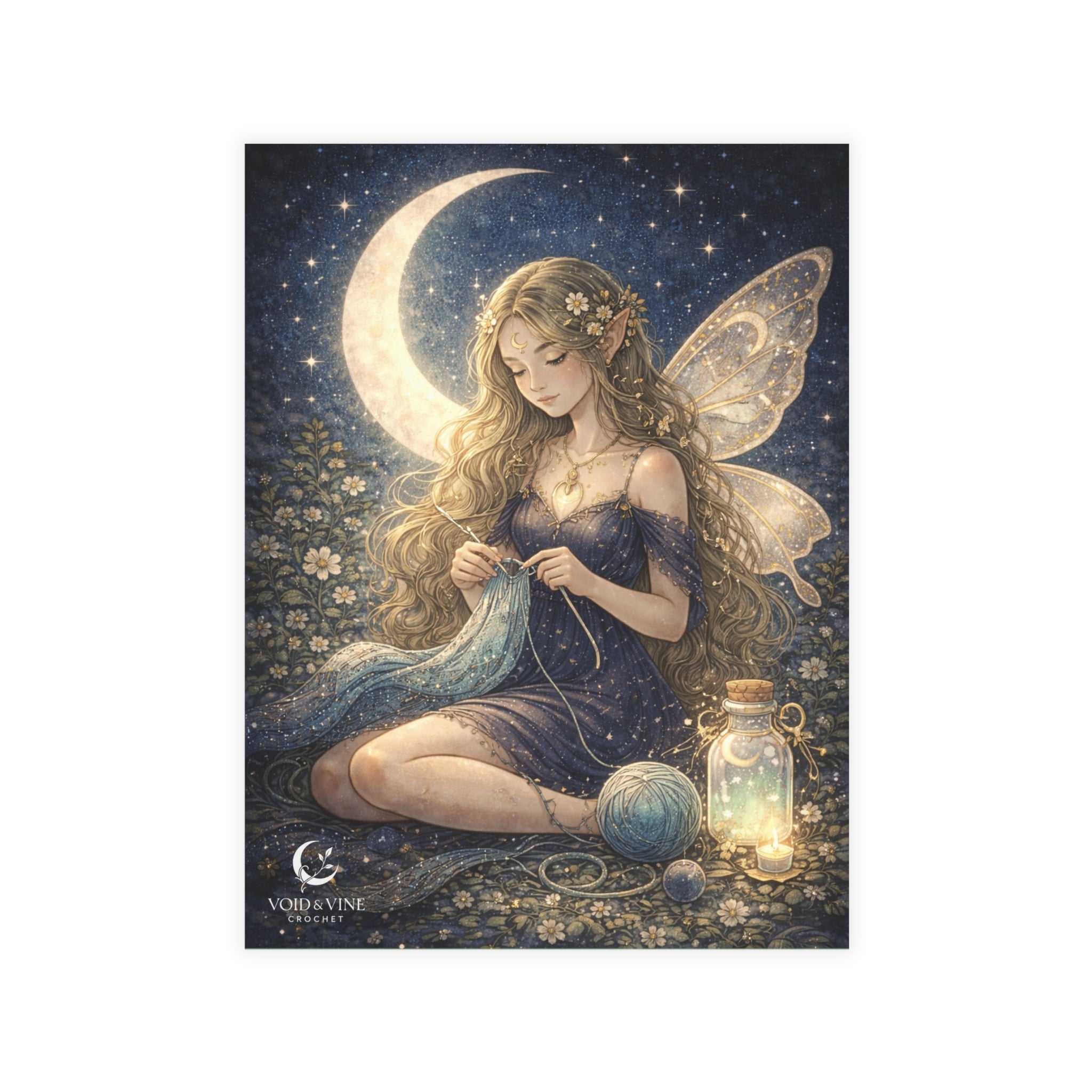 Stitching under the moon